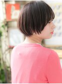 うる艶髪大人かわいい小顔刈り上げショートT1川口20代30代40代