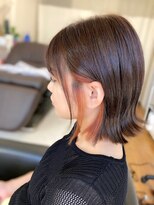 アマンダ(AMANDA)&nbsp;切りっぱなしボブ　イヤリングカラー