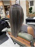 グレーベージュニュアンスカラーアッシュミルクティー