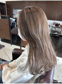 ロングローレイヤー モカグレージュ