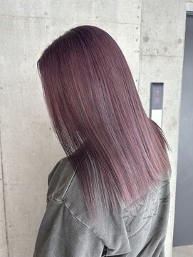 エース (ACE) ACE横浜 ラベンダーアッシュ×ブリーチダブルカラー