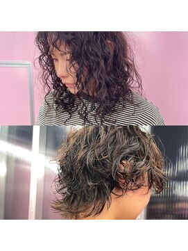 キジ(KIJI) ミディアムスパイラルパーマ