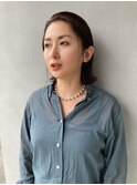 大人のオールバックロブ