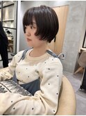 中川　前髪カット顔まわり似合わせ外ハネくびれレイヤーミディ