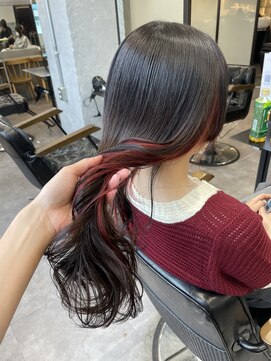 エイト 池袋店(EIGHT ikebukuro) 【EIGHT ikebukuro】チェリーレッドインナーカラー