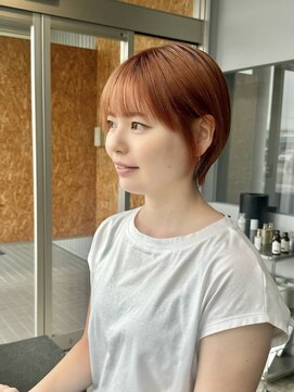 ビーヒアナウ 金沢県庁店(BE HERE NOW) 【オレンジ×ショート】