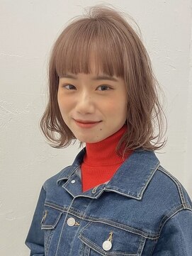 アミー 駒澤(Ammy komazawa) 【ニュアンスカラー】ブリーチなしWカラー/ラベンダーベージュ