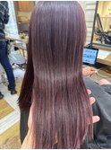 ブリーチなしダブルカラー ピンクベージュby沼尾