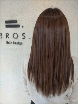 ブロス(BROS.) 艶ストレート