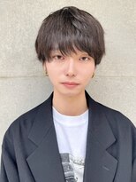 オグジュアリー 表参道(aux.) ツイストスパイラルパーマツーブロックマッシュメンズマッシュ