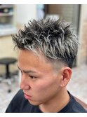 スパイキーフェードカット