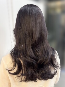 アリュウル 表参道(ALLURE) ダークパープルカラー×レイヤーカット◎佐藤