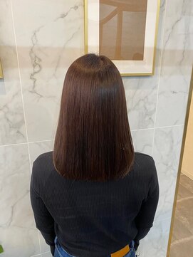 ジーナ 船橋(Zina) 髪質改善＊ロングレイヤーグレーベージュ＊美髪【Zina船橋】