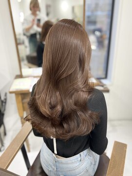 ハピネス 梅田茶屋町店(HAPPINESS) 韓国くびれロング レイヤーオルチャン小顔前髪 艶髪 髪質改善