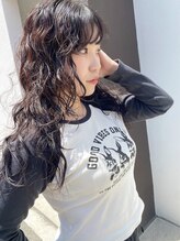 サロウィン 那覇店(SALOWIN) 黒髪ロングパーマ