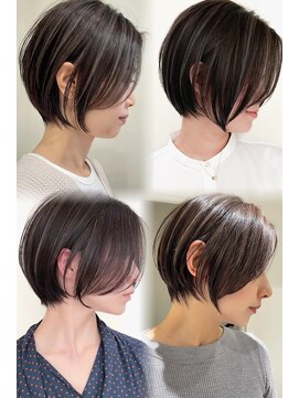 ジルブラン 土浦(JIL BLAN) ハイライト髪質改善レイヤーカットショートカット20代30代40代
