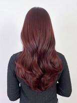 アイティーバイアルバム 藤沢店(IT by ALBUM) ピンクヘアーウルフレイヤーロング秋色透明感カラー_ba538122