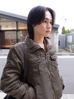 ノラジャーニー(NORA Journey)&nbsp;メンズボブウルフメンズミディアムレイヤーカットメンズウルフ