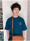 外国人風カーリーパーマ