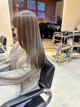 ヒビヲ(HIBIO) 脱白髪染めハイライト白髪ぼかしリタッチハイトーンダブルカラー