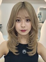 ハッチ(HACCH)&nbsp;韓国風レイヤーカット髪質改善ダブルカラーハッシュカット