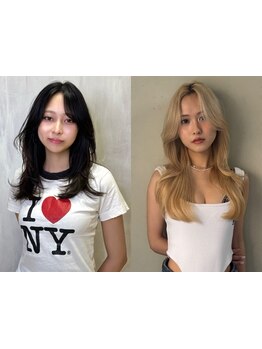 第一印象を決める顔周り。骨格を見極めたミリ単位の似合わせ技術で、コンプレックスさえ魅力に変える。 