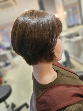 オッジ ヘアー 深谷店(Oggi Hair) ボブショート 10月