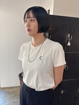 ヘアーアイストゥーレ(HAIR ICI TRE) ミニボブ　ぷつっとボブ　ショートボブ　担当桜桃