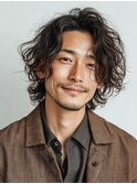 MEN’S HAIR/ダウンパーマ/フェザーパーマ/川西能勢口/川西池田