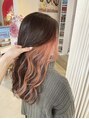 ボックスミコ(Box mico.)&nbsp;Coral pink × Chocolate brown.