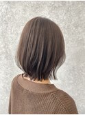 【脱白髪染めハイライト】×白髪を活かした透明感グレージュ