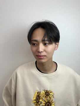 ステージ(STAGE) センターパート　シースルー　ニュアンスパーマ