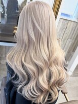 エゴル ナゴヤサカエ(ENGOL NAGOYA SAKAE)&nbsp;坂野貴哉/ホワイトベージュ/ハイトーンカラー