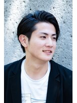 ランソ 成田店(RUNSO)&nbsp;リバースセンターパートの大人メンズショート