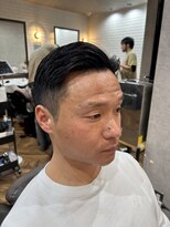 アンカー(ANCHOR)&nbsp;MEN’S HAIR/サーフカール/刈り上げセンターパート/印西市