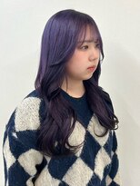 エトレ(etore)&nbsp;ビフォーアフターあり/透明感パープルアッシュ/レイヤーカット