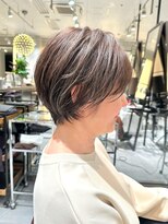 ラボー ノースプラザ店(LA'BO)&nbsp;【LA'BO三浦】ショート/白髪ぼかし/ハイライト/30代/40代/50代