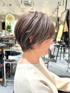 ラボー ノースプラザ店(LA'BO) 【LA'BO三浦】ショート/白髪ぼかし/ハイライト/30代/40代/50代