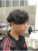 【梅田】波巻きパーマ