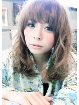 マイティ バイ エイチ(mighty by H)&nbsp;mighty＊ほつれウエーブ×ハイトーンロブ