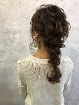 ヘアスタジオニコ(hair studio nico...) 波ウェーブのダウンアレンジ