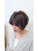 魅せ髪★前下がりショート