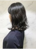 オーガニックカラーで艶髪☆アレンジしやすい美髪ミディアム