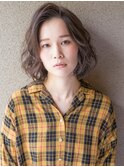 くせ毛風エアリーボブ