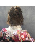 ハーフアップで可愛い袴スタイル《櫻田あゆみ》