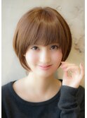 「The C 海老名」大人かわいい 小顔前髪 丸みのあるショート