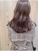 透明感髪質改善ベージュダブルカラーミルクティーグレージュ