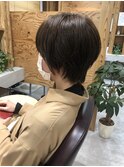 【ハンサムショート】×【オリーブアッシュ】×【10代20代30代】