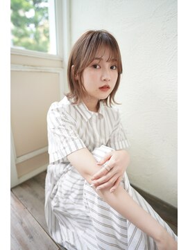 エル 横浜(eL) 【eL 横浜】大人フェミニン 小顔 カジュアルボブ (大島)