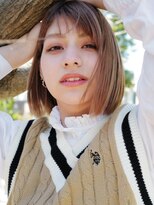 アレンヘアー 池袋店(ALLEN hair) ハイライト/ブリーチ/ミディアムボブ